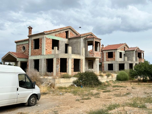 2 villas for sale in Yeniboğazi, Famagusta, under construction