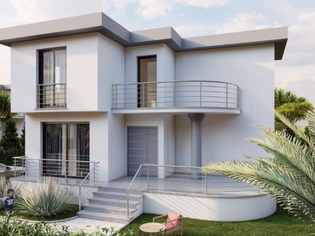 3+1 230 M2 VILLA FOR SALE WITHIN WALKING DISTANCE TO THE SEA IN GİRNE KARŞIYAKADA