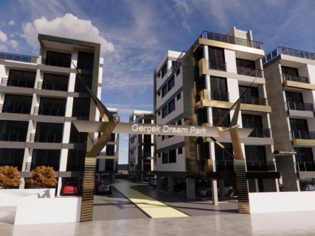 Luxuriöse 2+1-Wohnungen in toller Lage innerhalb des Geländes in KÜÇÜK KAYMAKLI