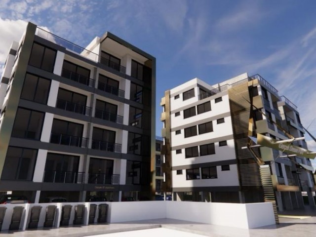 آپارتمان های لوکس 2+1 در یک موقعیت عالی در داخل سایت در KÜÇÜK KAYMAKLI