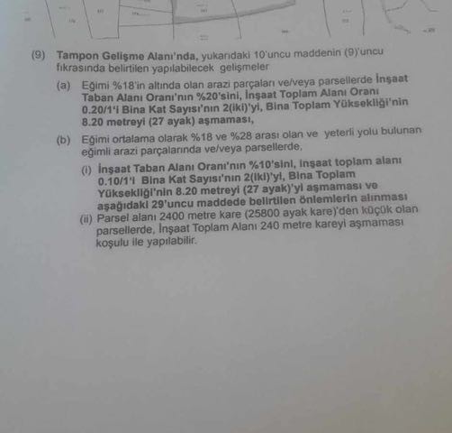 GİRNE KARAAÇTA YOLU ELEKTRİK SUYU OLAN İNŞAAT YAPIMINA UYGUN ARAZİ