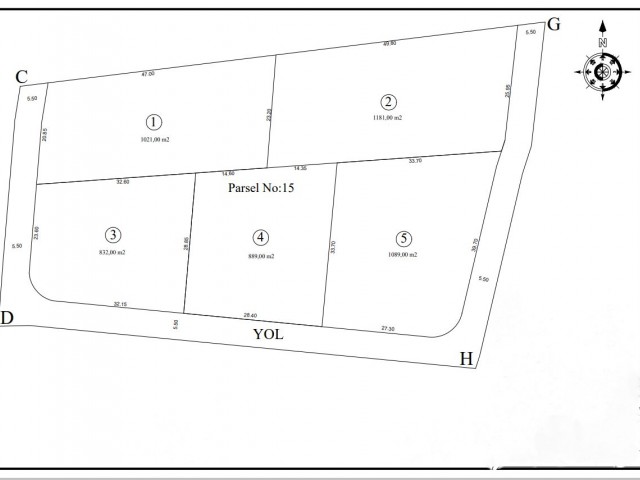 5 FLOOR LAND WITH COMMERCIAL PERMISSION IN KÜÇÜK KAYMAKLI AREA