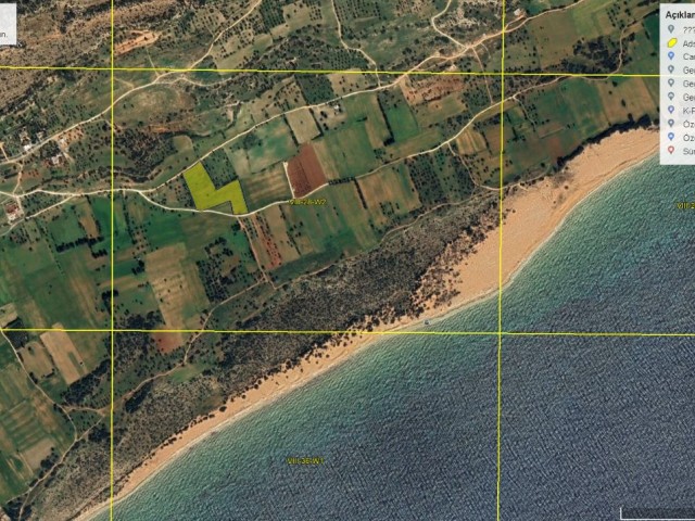 Land for sale in Kumyalı area, road available, close to the sea