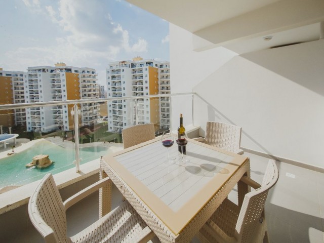 Neue 2 + 1 Wohnung zu verkaufen in Iskele Long Beach  in einem Komplex mit Pool geeignet für Investitionen!
