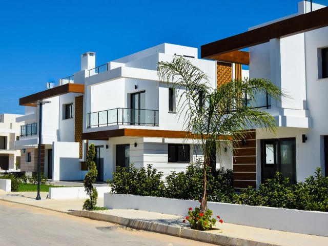 Luxury 3+1 detached villa for sale in a complex with pool