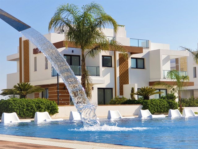 Luxury 3+1 detached villa for sale in a complex with pool