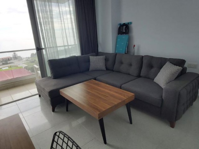 Komplett möbliertes Studio-Apartment mit Meerblick in Iskele Bosporus zu vermieten.