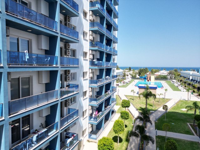 Fully furnished sea view 1+1 apartment for rent in Iskele, Long Beach