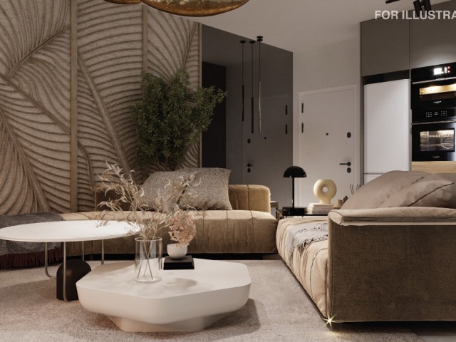 Luxury 2+1 flat for sale in Dubay designed project