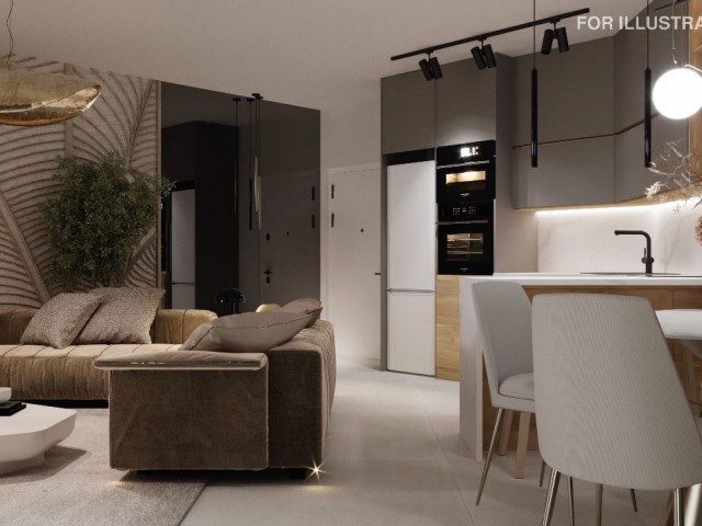 آپارتمان لوکس 2+1 برای فروش در پروژه طراحی شده دوبی