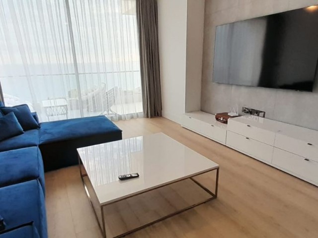 Fully furnished, sea view, LUXURY 1+1 flat for RENT in Iskele Bogaz