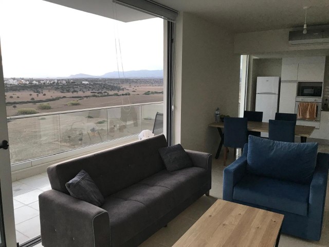 Fully furnished 2+1 flat for rent with sea view in Iskele Bogaz