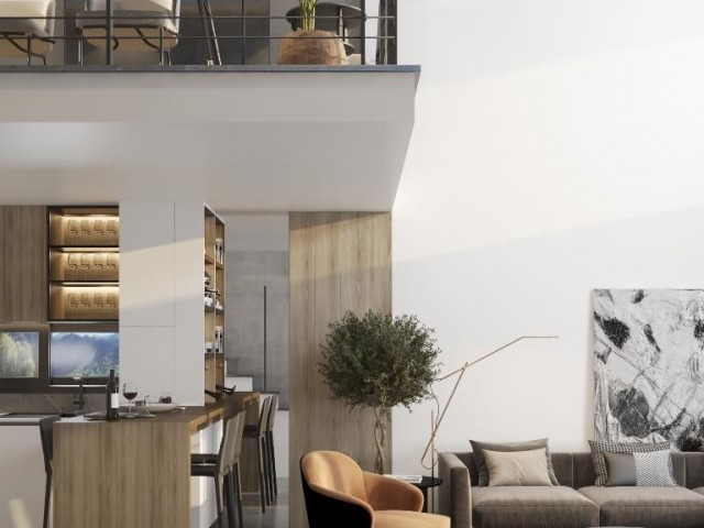 Tatlısu'da 1 Yatak Odalı Loft Tarzı Daire