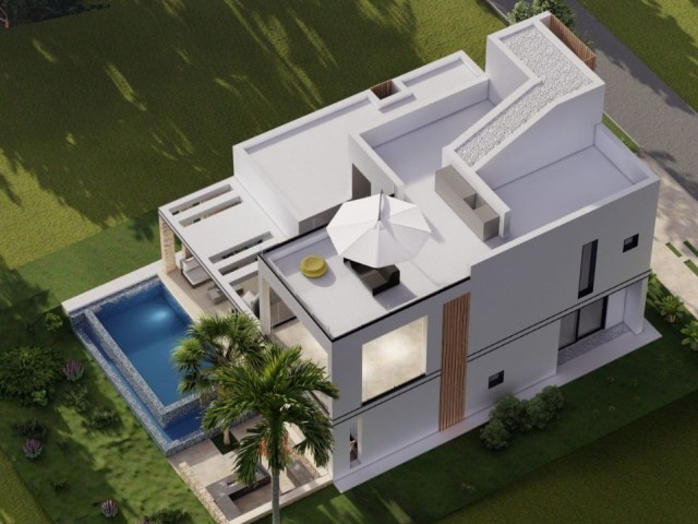 Deniz Manzaralı, Gün Batımı Manzaralı, Modern Yeni Yapım Villa - yakında hazır