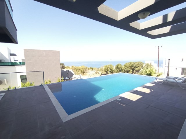 Sea + Mountain View 3 bed Modern Villa with Private Pool