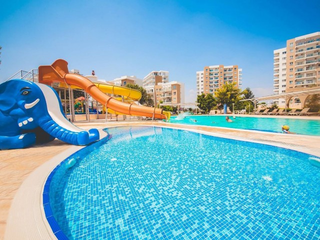 Ceasar Resort'ta 1+1 hazır daire - Havuz manzaralı 2. kat