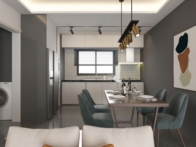 2+1 AND 3+1 FLATS FOR SALE IN ALSANCAK IN PROJECT PHASE