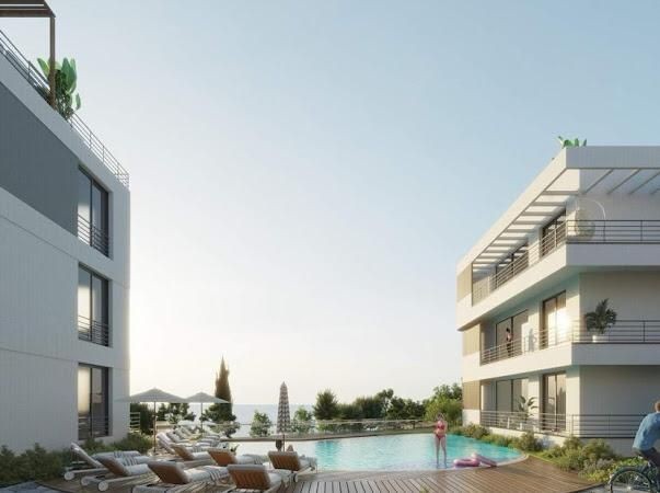 3+1,2+1 and 1+1 FLATS WITH TURKISH KOÇANLI FOR SALE IN LAPTA, IN THE PROJECT PHASE, 800 METERS FROM THE SEA