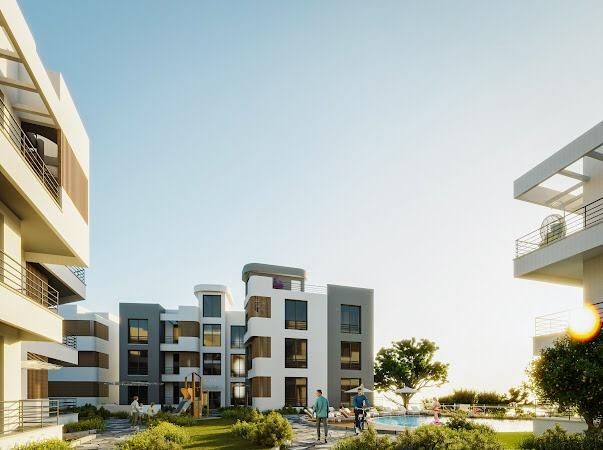 3+1,2+1 and 1+1 FLATS WITH TURKISH KOÇANLI FOR SALE IN LAPTA, IN THE PROJECT PHASE, 800 METERS FROM THE SEA