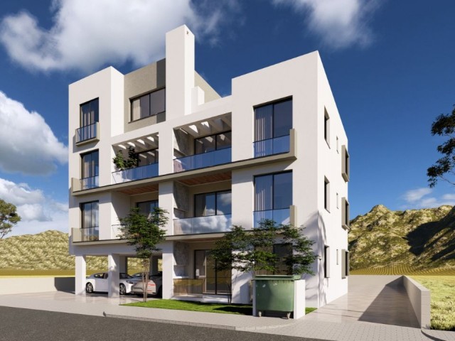 2+1 FLATS FOR SALE IN HAMİT VILLAGE IN NICOSIA UNDER PROJECT PHASE