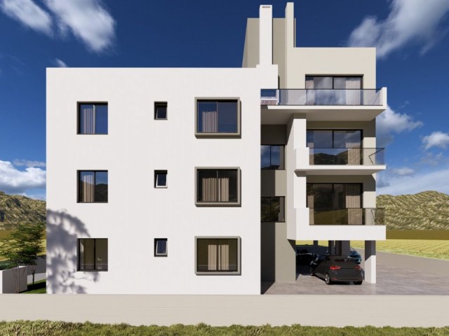 2+1 FLATS FOR SALE IN HAMİT VILLAGE IN NICOSIA UNDER PROJECT PHASE