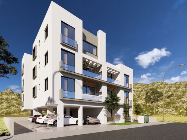 2+1 FLATS FOR SALE IN HAMİT VILLAGE IN NICOSIA UNDER PROJECT PHASE