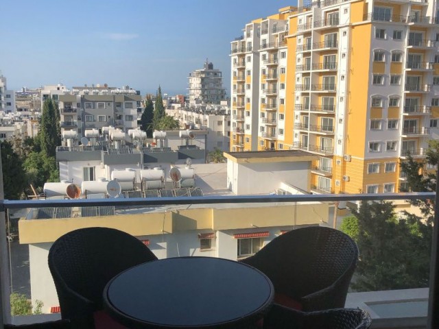 3+1 FLAT FOR RENT IN A SITE WITH POOL IN KYRENIA CENTER