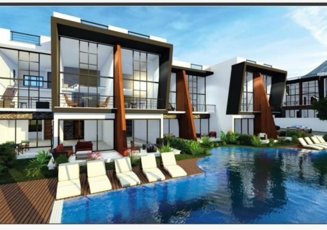 Tatlısu Site Villa 3+1 Deniz manzarası