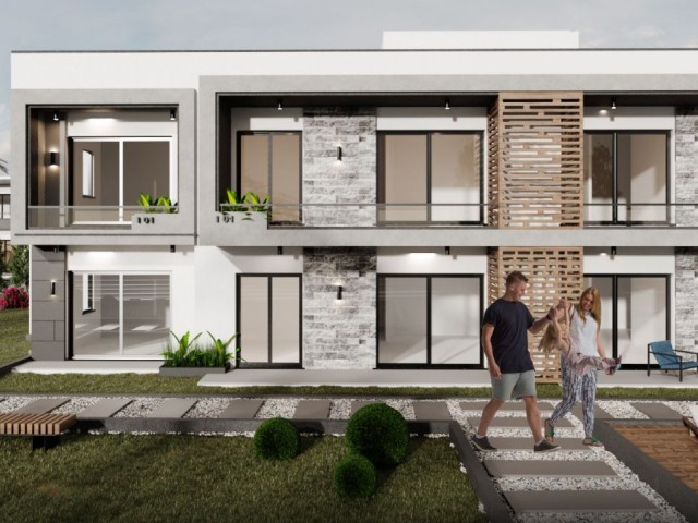 Girne Yeşiltepe’ye yeni proje. Villa ve daireler.