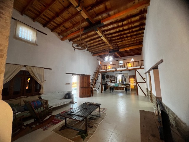 A SPECIALLY MADE ADOBE HOUSE FOR SALE IN THE LAP OF NATURE, A RARE UNIQUE IN NORTH CYPRUS!