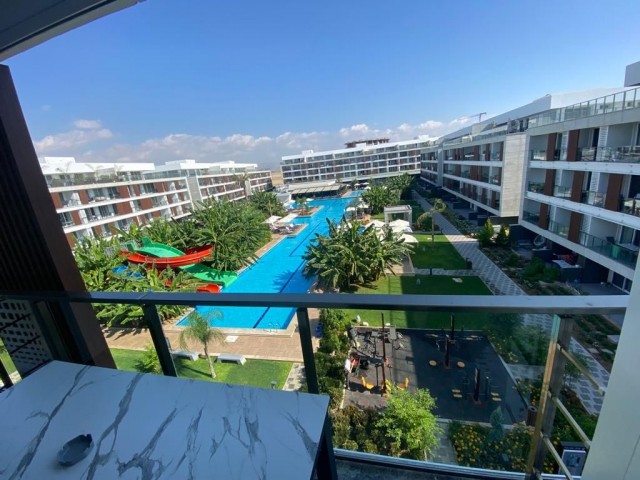 FULLY FURNISHED STUDIO FLAT WITH POOL VIEW SUITABLE FOR AIRBNB IN İSKELE LONG BEACH