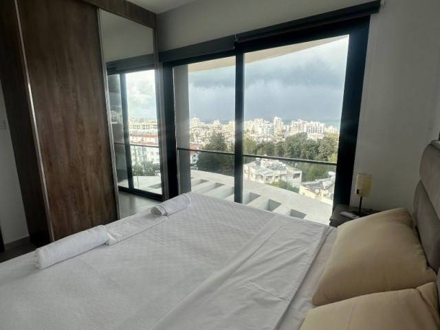 FULLY FURNISHED 1+1 FLATS WITH STUNNING VIEWS IN A NEW BUILDING IN KYRENIA CENTER