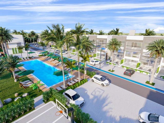 Flat For Sale in Long Beach, Iskele