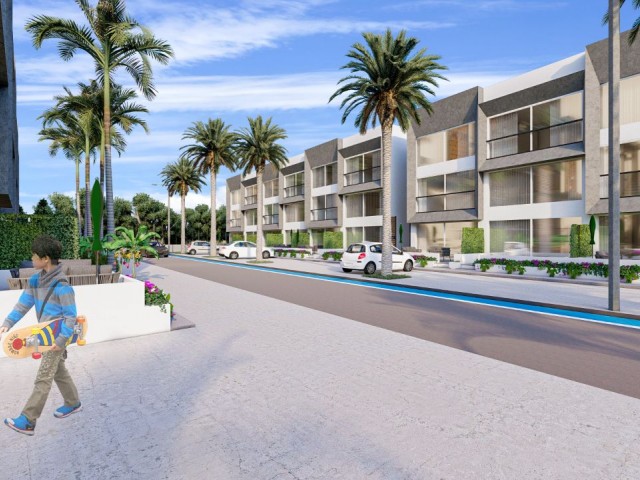 Flat For Sale in Long Beach, Iskele