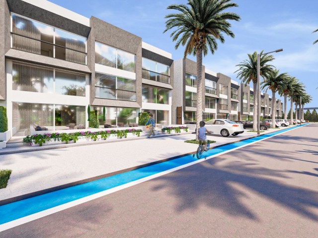 Flat For Sale in Long Beach, Iskele