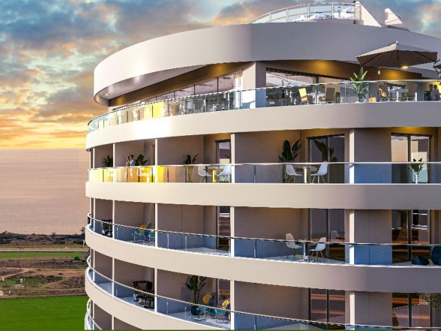 آپارتمان 1+1 فرصت سرمایه گذاری برای فروش در ساحل بلند ایسکله