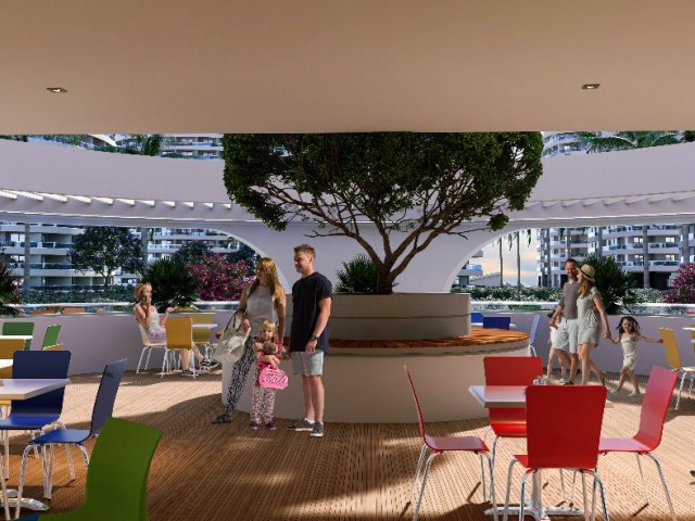 آپارتمان 1+1 فرصت سرمایه گذاری برای فروش در ساحل بلند ایسکله