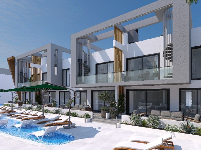 2+1 WOHNUNG MIT ERSTAUNLICHEM POOL IN YENİ BOĞAZİÇİ