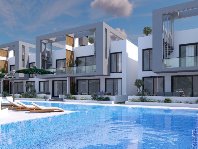 2+1 WOHNUNG MIT ERSTAUNLICHEM POOL IN YENİ BOĞAZİÇİ