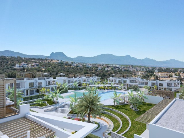 3+1 LUXURY FLAT WITH GARDEN CLOSE TO PREPARATION IN GIRNE ESENTEPE