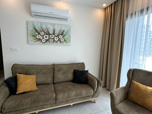 NEW FURNISHED 1+1 FLAT FOR RENT IN A SITE WITH POOL