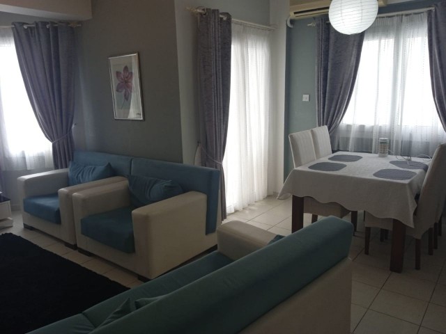 Kyrenia Alsancak. 3+1 flat, 2 bathrooms, within the complex. 1 floor.