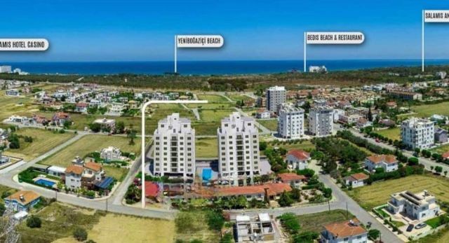 2+1 FLAT FOR SALE IN LUXURY SITE IN YENİBOĞAZİÇİ NEAR THE SEA