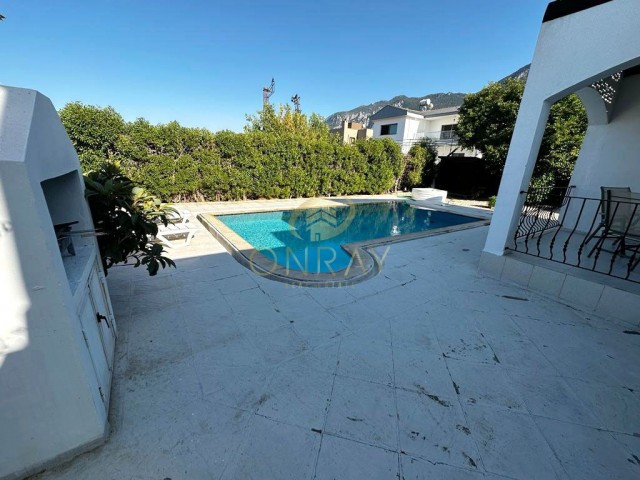 3+1 Villa for Rent with Pool in Karsiyaka, Girne.