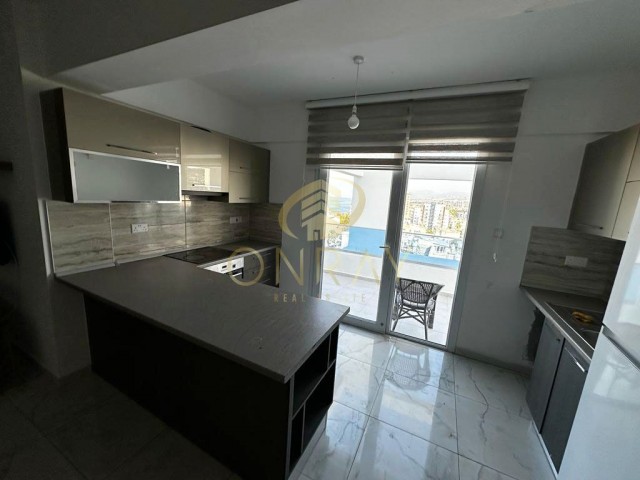 2+1 Penthhouse Flat with Full Sea View in Kyrenia Center.