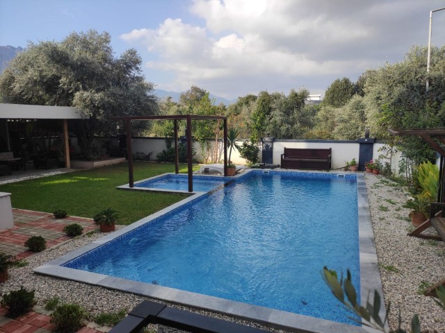 FROM THE OWNER, 3+1 VILLA ON A SITE WITH POOL, SPORTS AREA & CHILDREN'S PARK