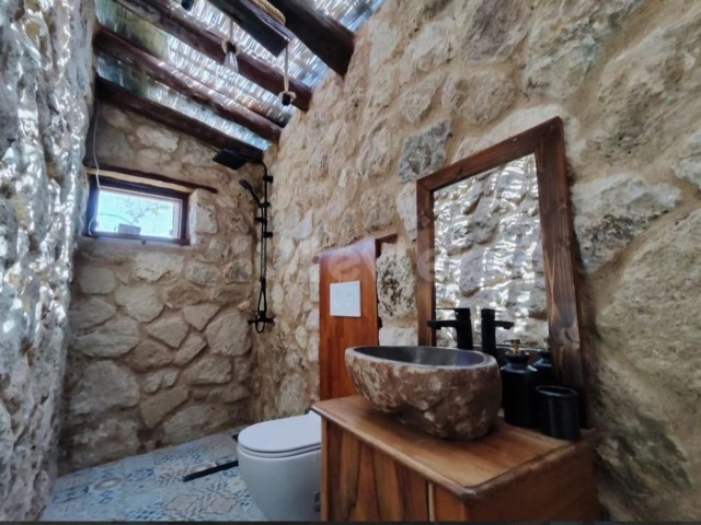 خانه روستایی بازسازی شده عالی 3+2 در منطقه Esentepe!
