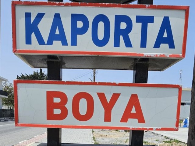 KARAOĞLANOĞLUN DA  KAPORTA BOYA ÇALIŞTIRMAYA HAZIR KİRALIK DÜKKAN...