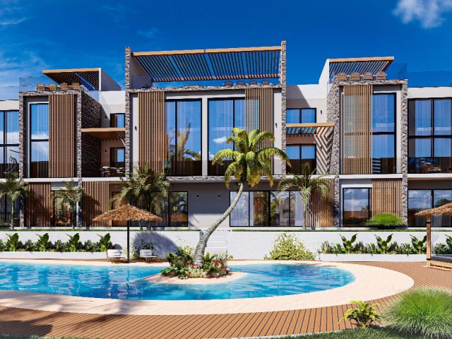 پروژه کاملاً جدید تانزانیا هومز. آپارتمان 1+1 باشکوه در منطقه Esentepe. شروع از 145000 پوند.