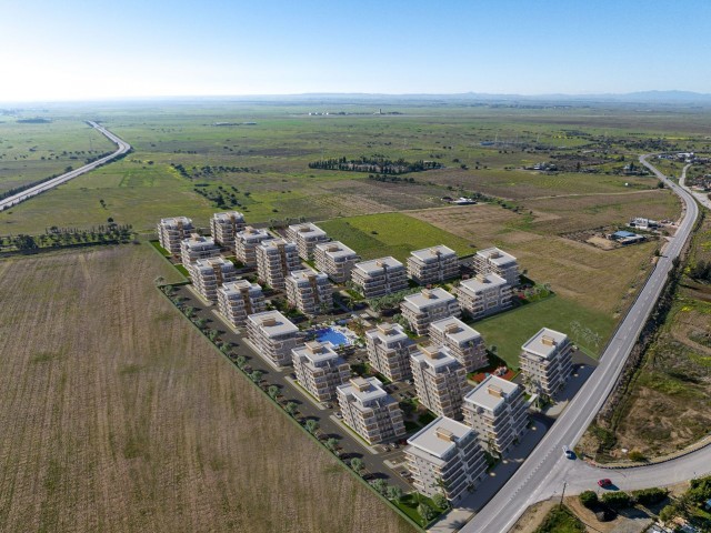 Umgeben von Natur, in Gechitkale. Schöne 1+1 Wohnungen in Famagusta.